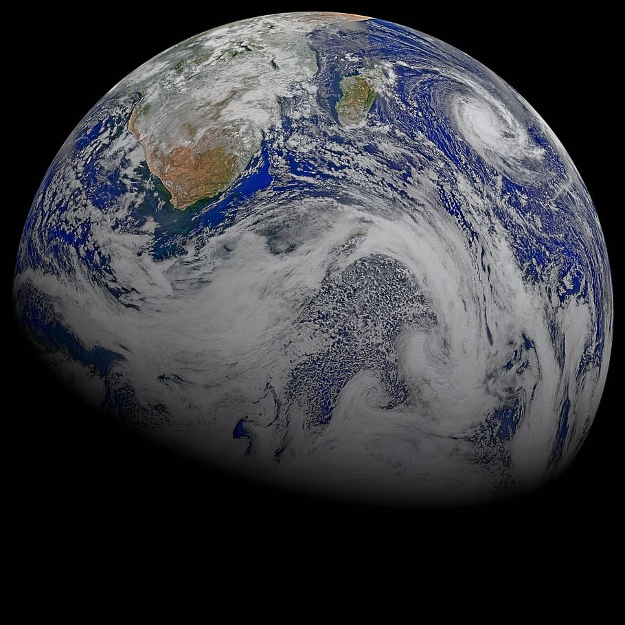 satellite photography of planet earth photo, space, suomi npp HD wallpaper