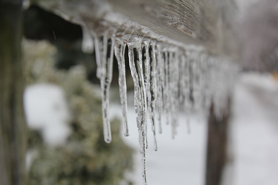 ice, storm, icicles, winter, snow, cold, frozen, weather, outdoor HD wallpaper