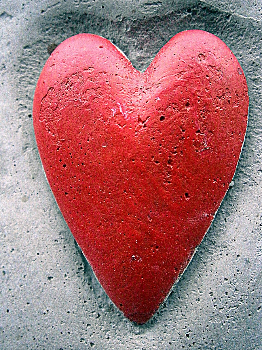 luck, red, beautiful, heart shape, love, positive emotion, valentine's day - holiday HD wallpaper