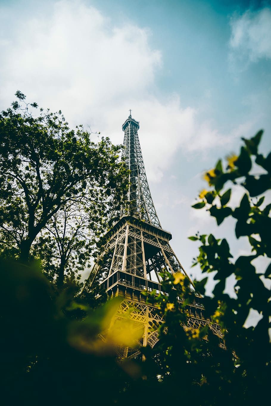 Eiffel tower photo, Eiffel Tower, Paris, summer, city, travel HD wallpaper