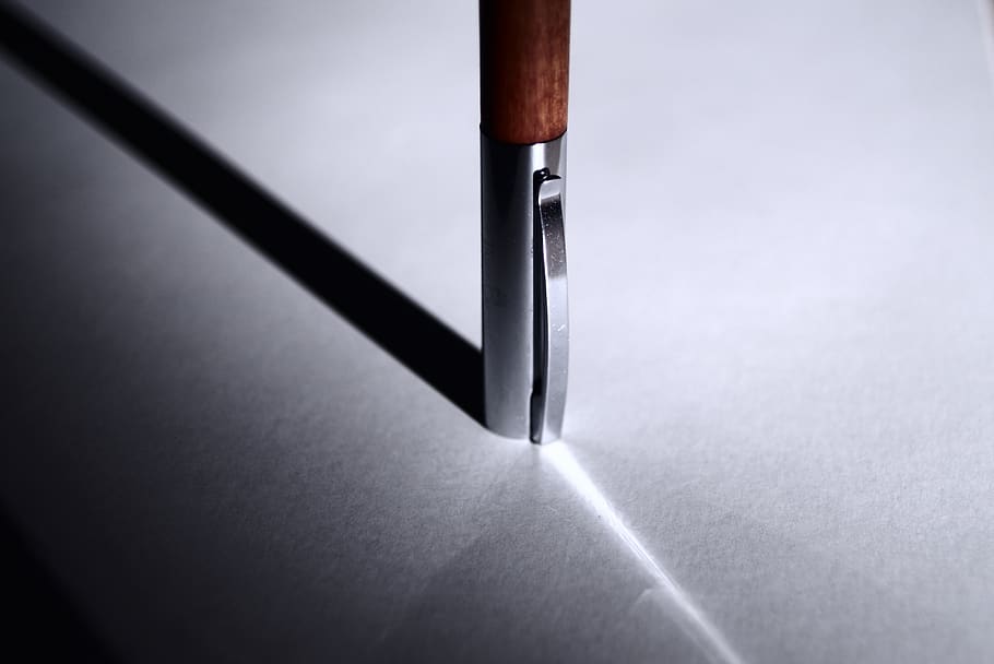 pen, shadow, silver, nib, writing, to write, poet, writer, the tradition of HD wallpaper