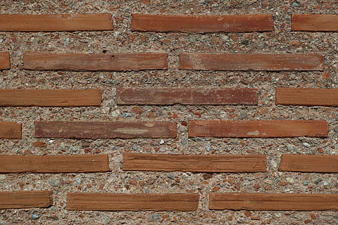 brown concrete wall, stone, old, nobody, background, macro HD wallpaper