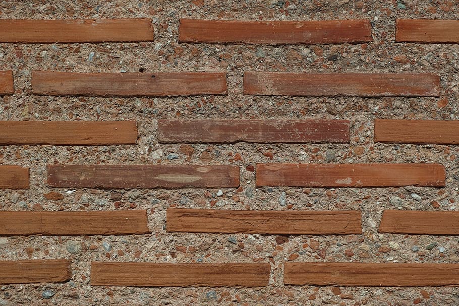 brown concrete wall, stone, old, nobody, background, macro HD wallpaper