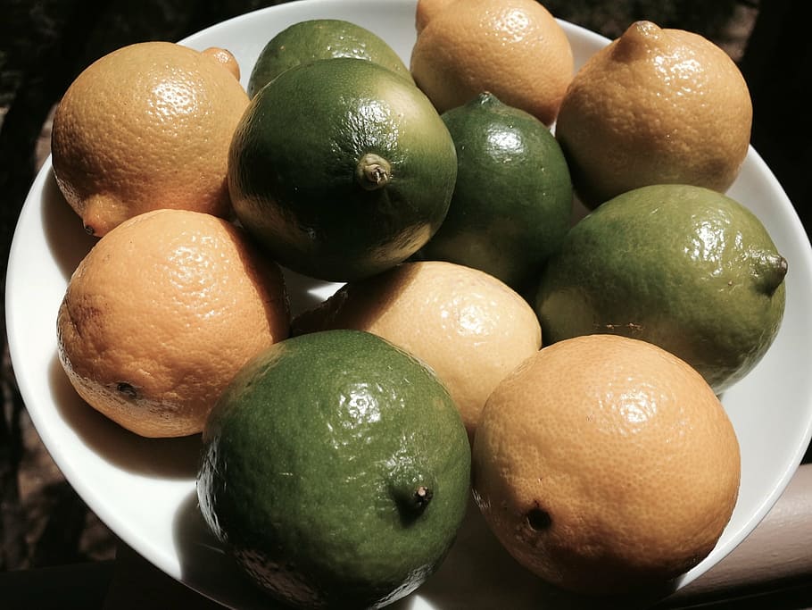 lemon, lime, citrus, fruit, detox, vitamins, health, refreshment HD wallpaper