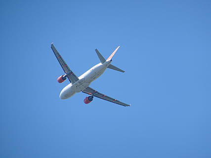 Aircraft, Wing, Flight, Sky, Clear, passenger machine, aviation HD wallpaper