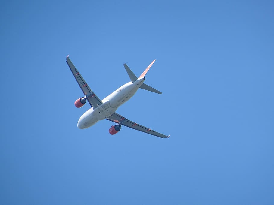 Aircraft, Wing, Flight, Sky, Clear, passenger machine, aviation HD wallpaper