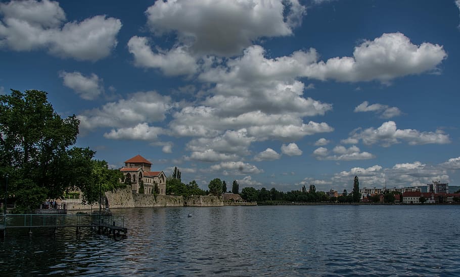 Tata Castle, Clouds, between, architecture, built structure HD wallpaper