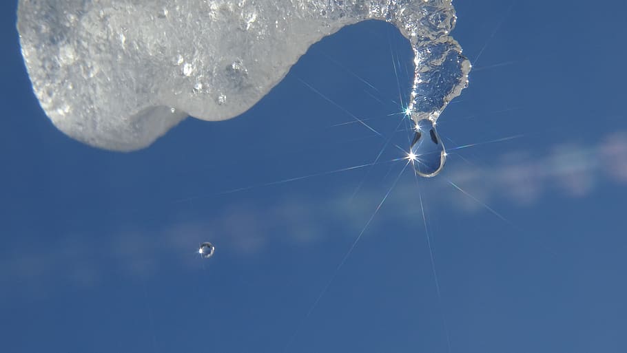 clean, water, sky, drop, fragility, nature, close-up, vulnerability HD wallpaper