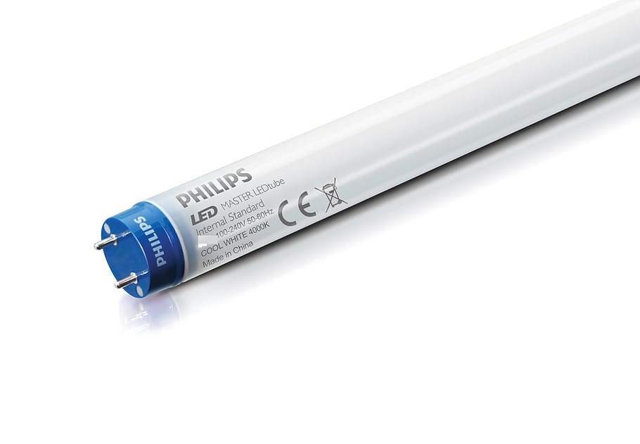 Philips fluorescent lamp illustration, lamps, light, led, white background HD wallpaper
