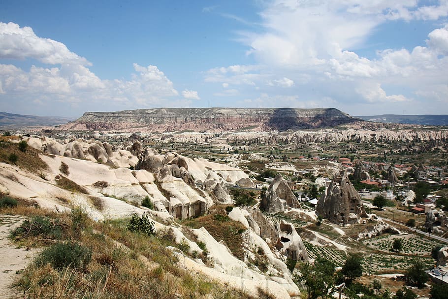 cappadocia, turkey, landscape, sky, environment, cloud - sky HD wallpaper