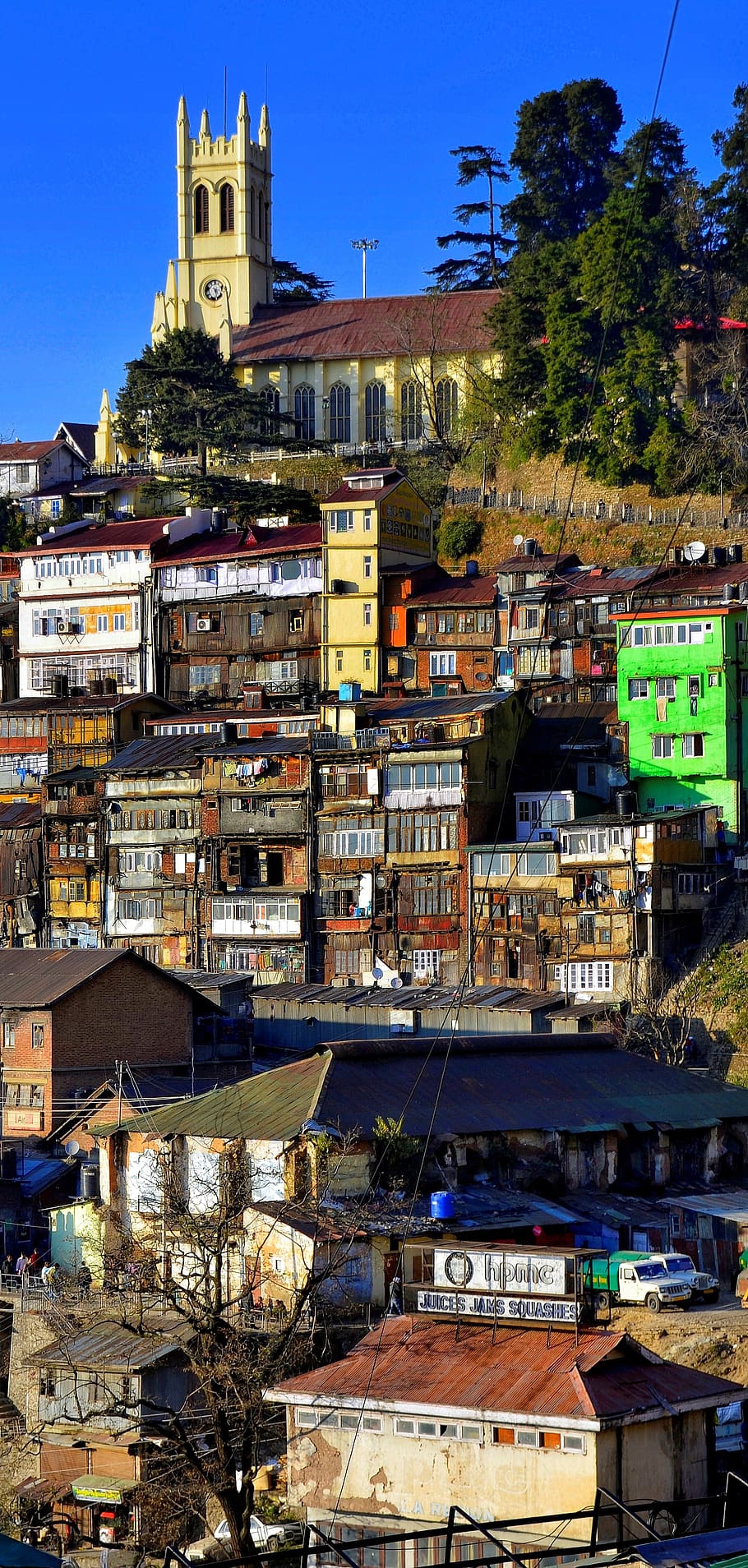 Jubberhatti Airport view from railway station totu Shimla . :  r/HimachalPradesh