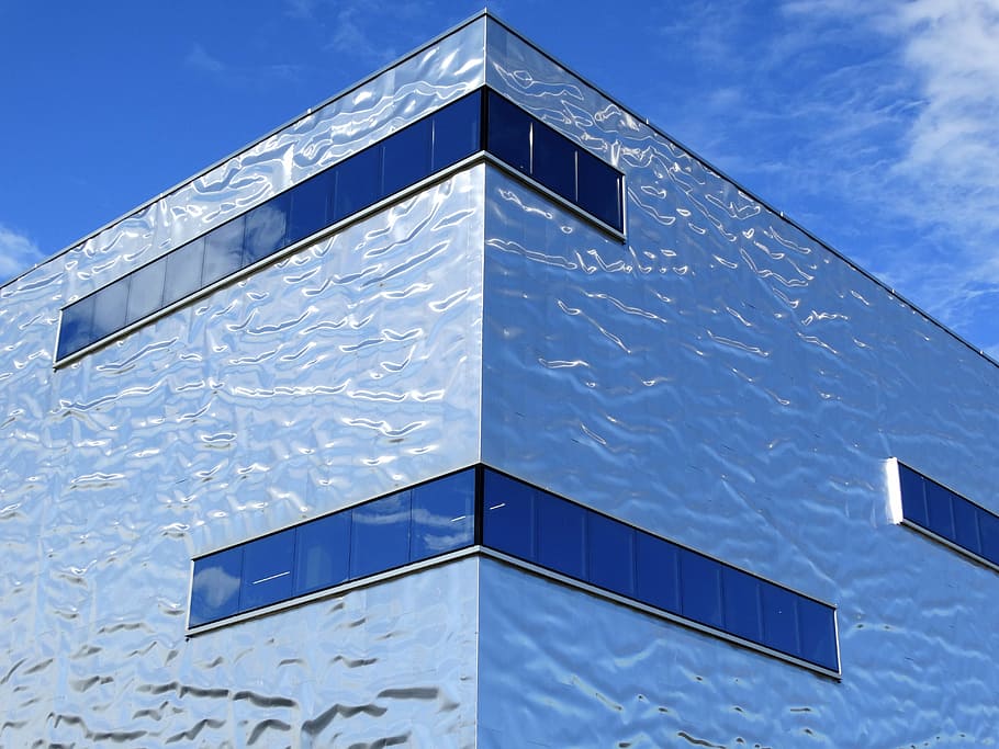 architecture, building, modern, shiny, metallic, facade, built Structure HD wallpaper