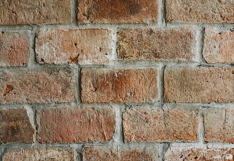 brown brick wall, stone, cement, pattern, aged, aging, antique HD wallpaper
