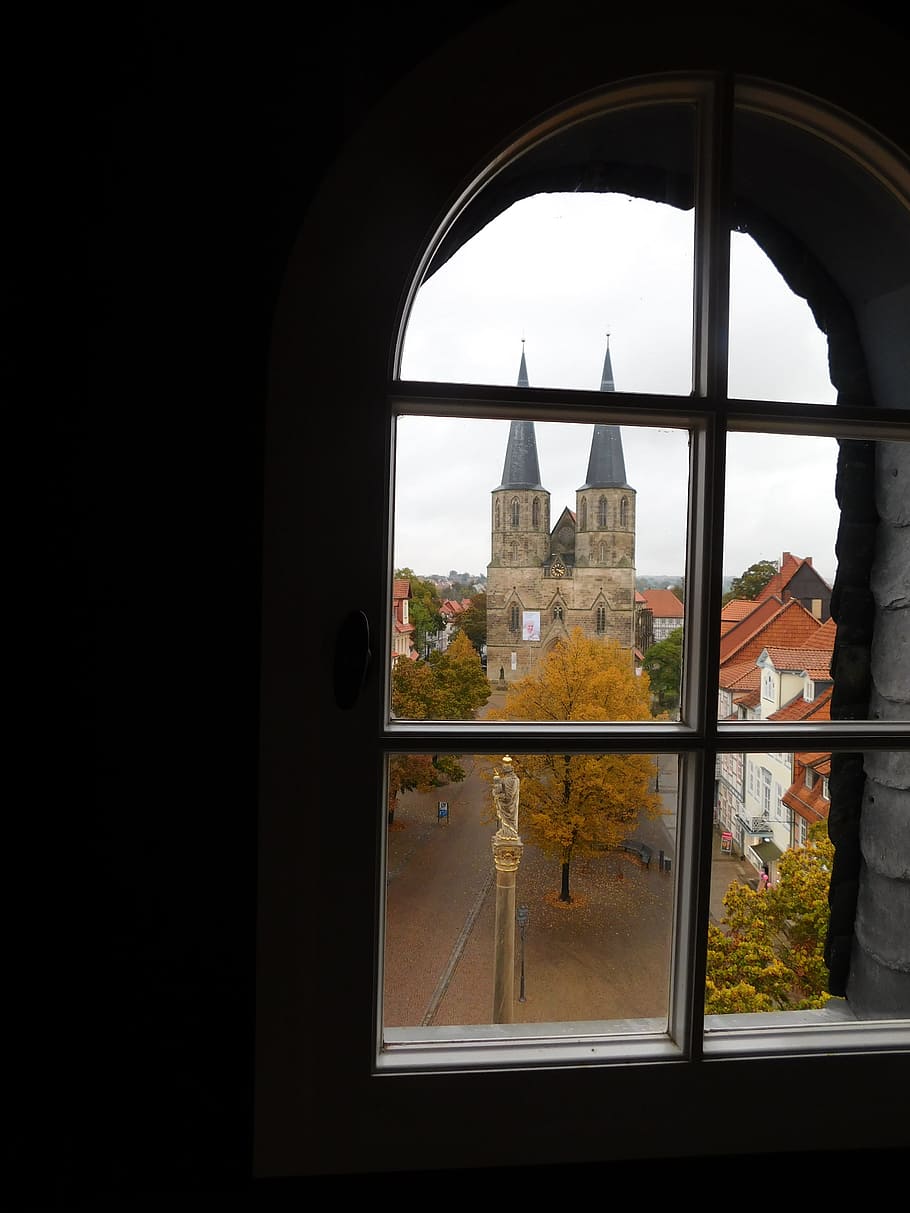 perspective, duderstadt, section, window views, architecture HD wallpaper