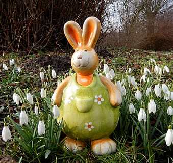 easter, spring, flowers, holiday cards, greeting card, nature HD wallpaper