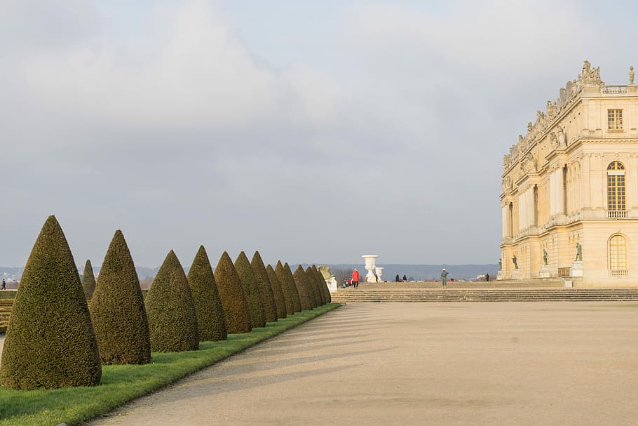 Paris, Versailles, Perspective, architecture, famous Place HD wallpaper
