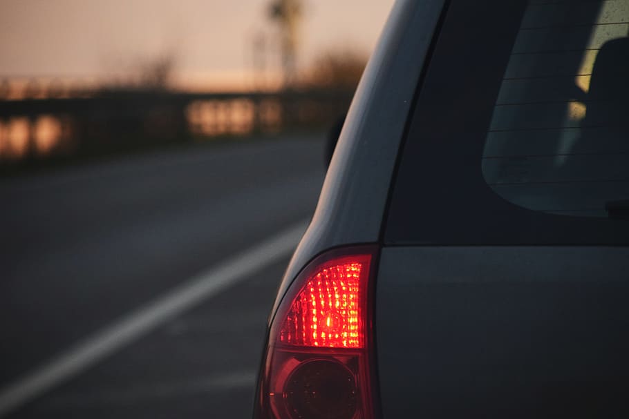 Background, Auto, Road, Light, pkw, evening, drive, travel HD wallpaper