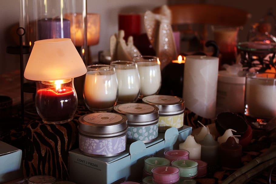 Candles, Display, Warm, Decoration, celebration, trading, festive HD wallpaper