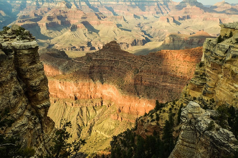 Grand Canyon, Arizona, Arizona, Usa, gorge, america, view, places of interest, HD wallpaper