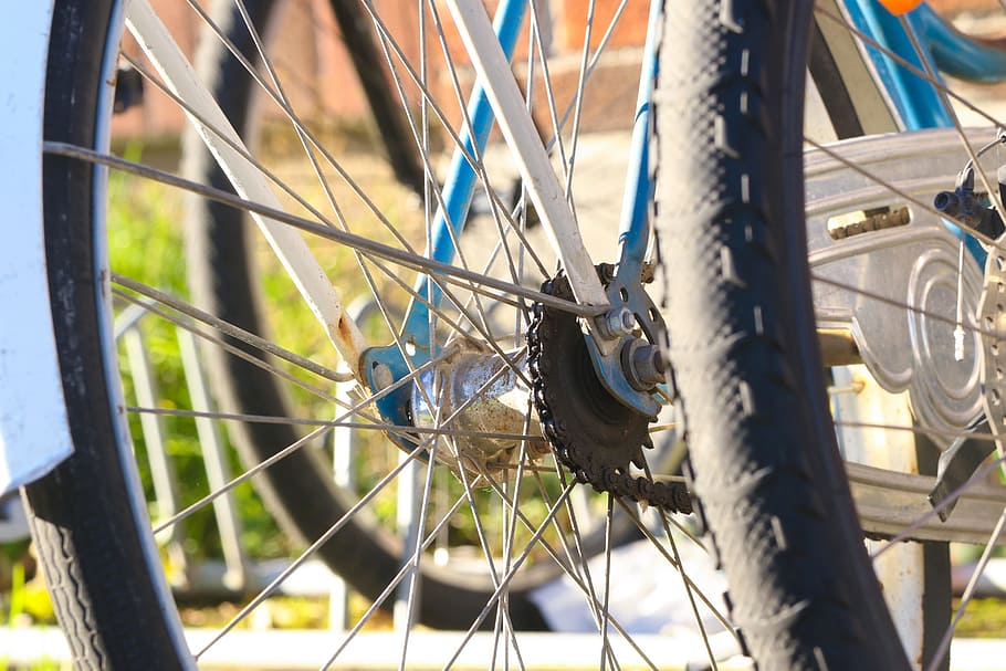 bike, bicycle, wheels, metal, land vehicle, tire, transportation HD wallpaper