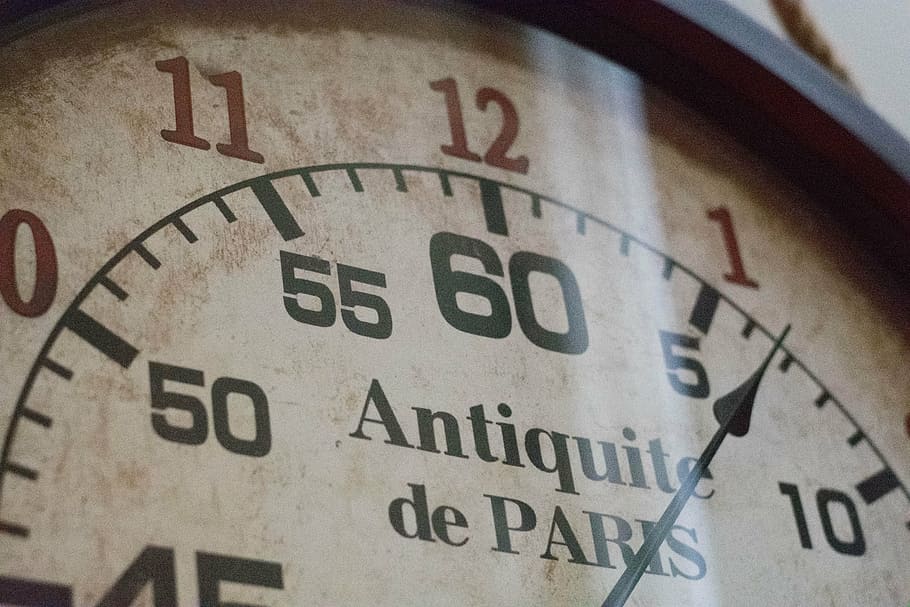 time, clock, minute, face, old, retro, clock face, no people HD wallpaper