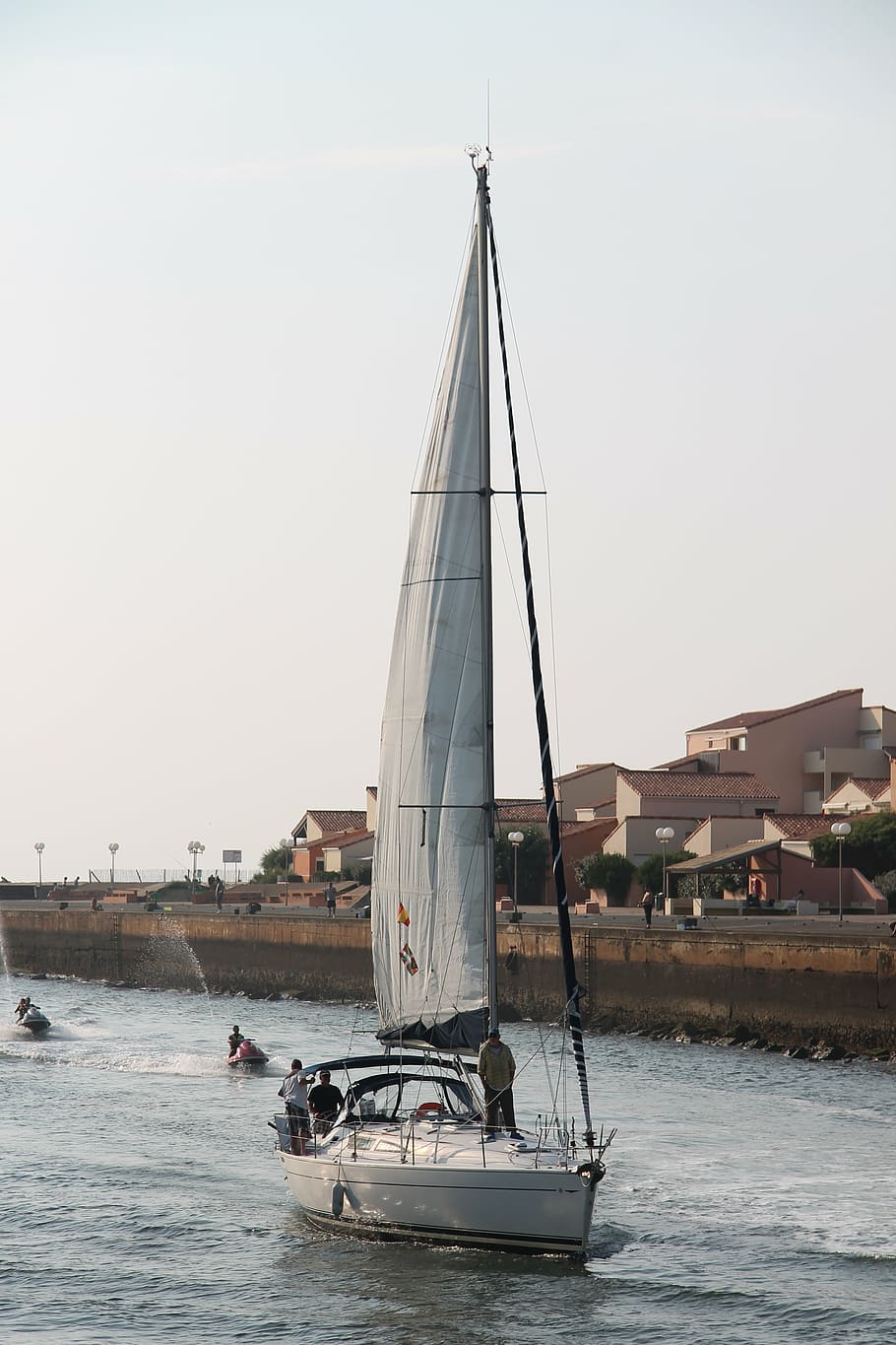 boat, candle, agua, navigation, mar, sailboat, browse, landscape HD wallpaper