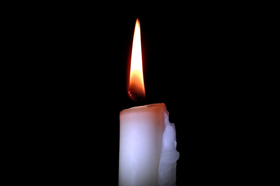 candle, the flame, memory, light, eternity, fire, glow, wax HD wallpaper