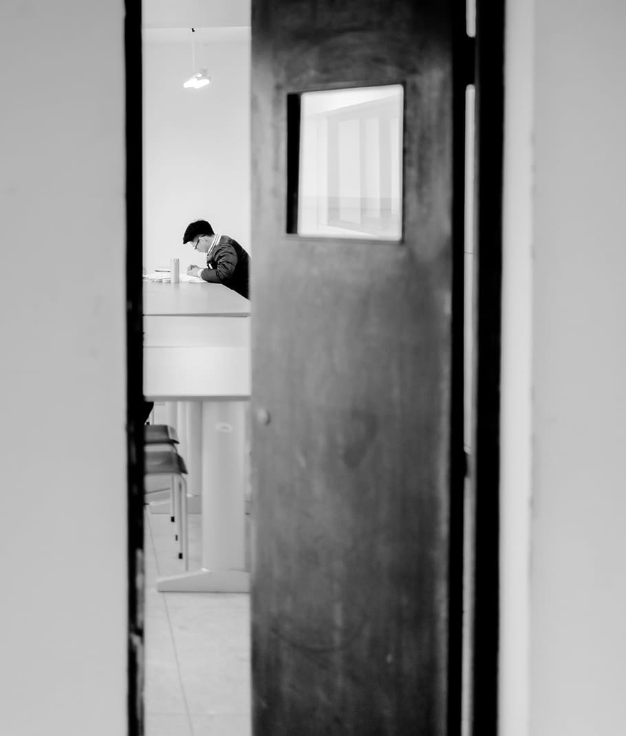 documentary, nikon, black And White, people, one person, architecture HD wallpaper