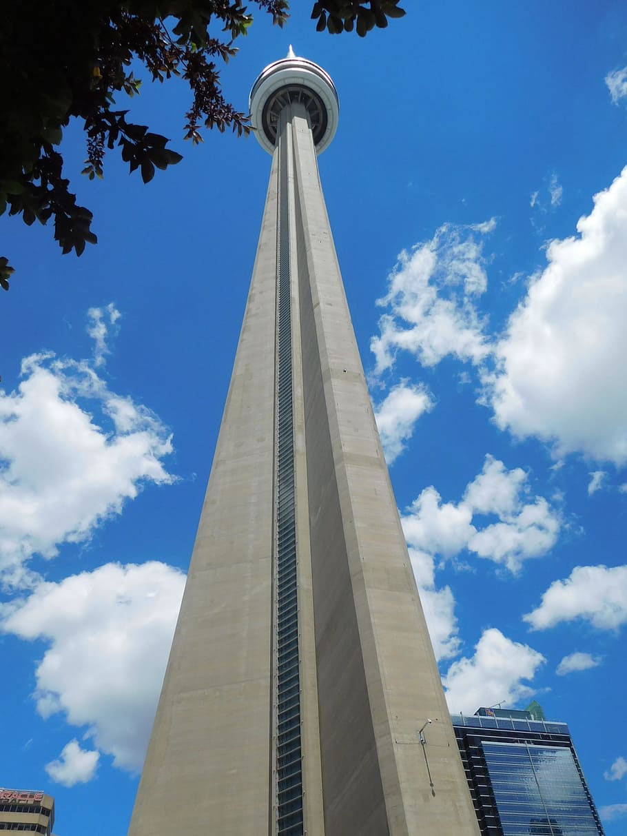 cn tower, toronto, canada, canadian, architecture, ontario HD wallpaper