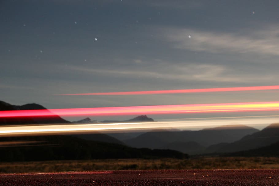 timelapse on road, time lapse photography, mountain, window, glass HD wallpaper
