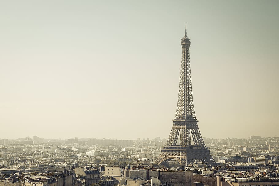 Eiffel Tower, Eiffel Tower, Paris, france, city, landmark, paris - France, HD wallpaper