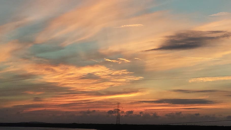 Wiselka, Poland, Botting, sunset, cloud - sky, beauty in nature HD wallpaper