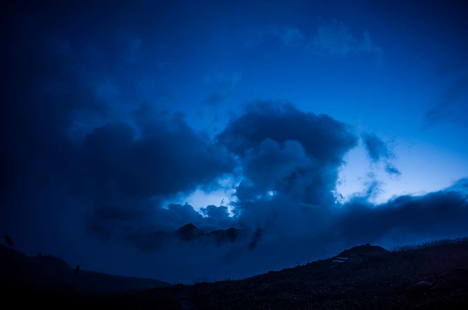 low-angle photography of clouds, switzerland, nature, mountain HD wallpaper