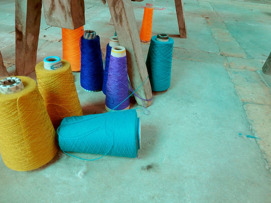 Threads, Colors, Looms, choice, variation, multi colored, no people HD wallpaper