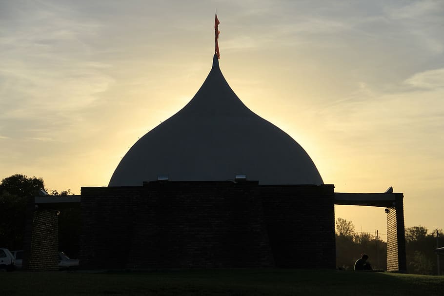 sunset, dome, domes, architecture, sky, built structure, building exterior HD wallpaper