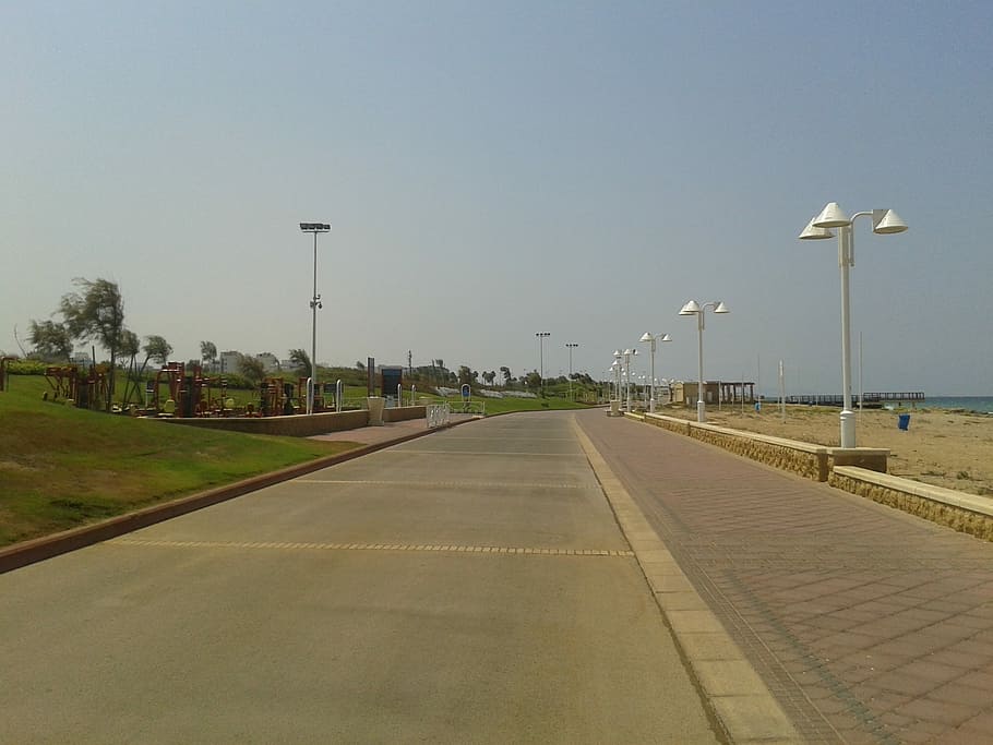 Road, Infinite, blue, transportation, day, clear sky, the way forward HD wallpaper