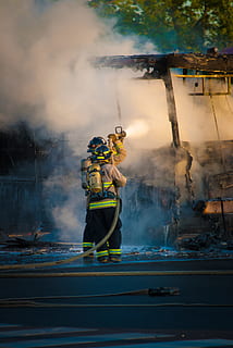 fire, firemen, firefighter, fireman, emergency, danger, rescue HD wallpaper