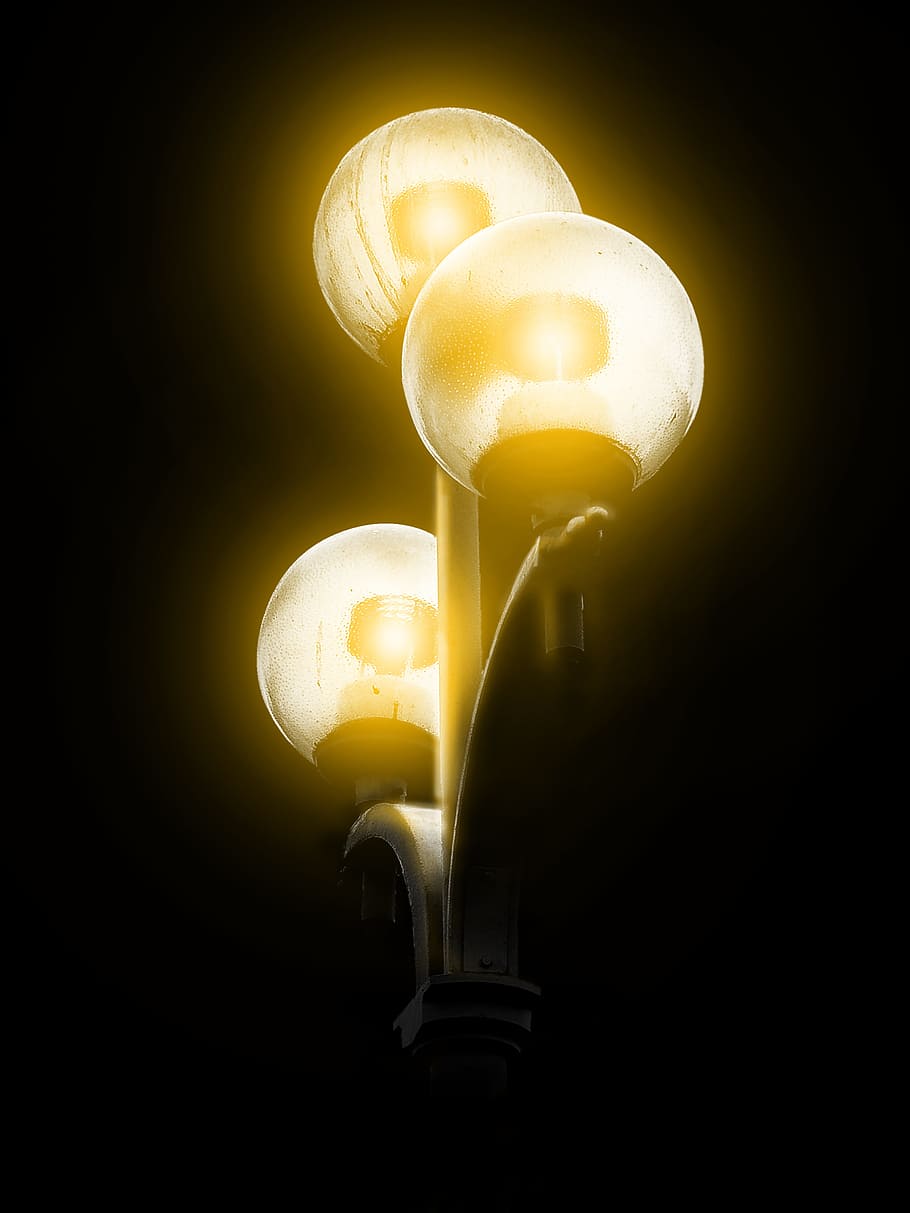 dark, night, light, bulb, lighting equipment, illuminated, light bulb HD wallpaper