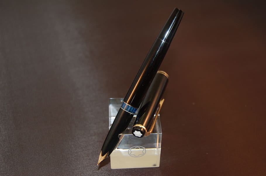 Fountain-Pen, Pen, Pen, Write, Author, writing, gold, ink, vintage HD wallpaper