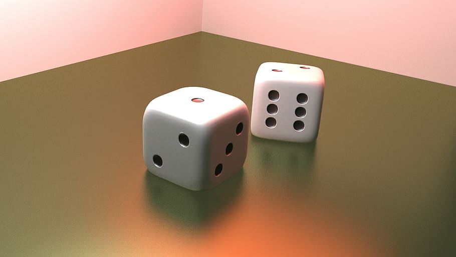 dice, gambling, chance, risk, luck, leisure games, arts culture and entertainment, HD wallpaper