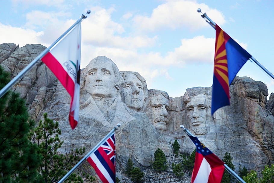 mount rushmore, mt, monument, dakota, sculpture, landmark, national HD wallpaper
