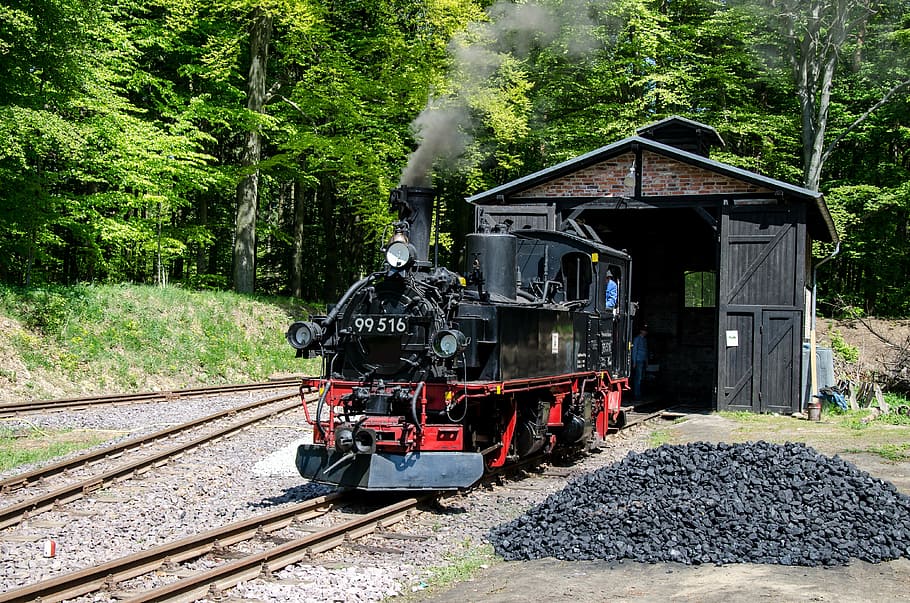 steam locomotive, historically, railway, nostalgic, train, steam railway