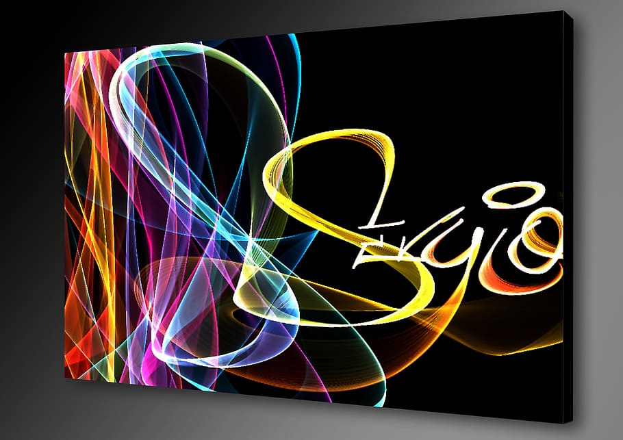 box, art, black, sergio, background, grey, color, colors, illuminated HD wallpaper