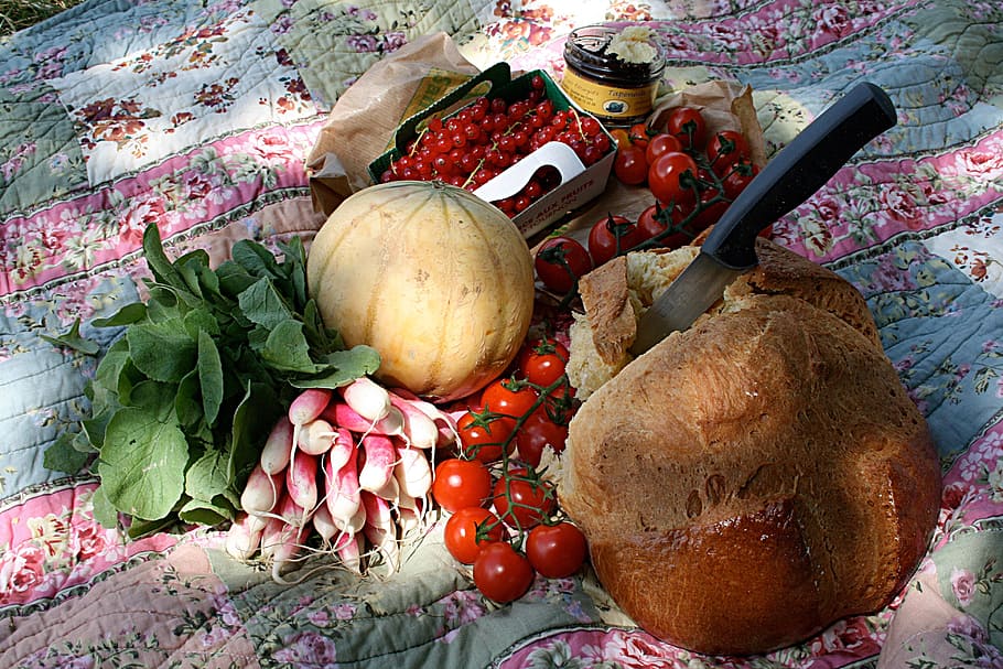 Provence, Picnic, Bread, food and drink, vegetable, healthy eating HD wallpaper