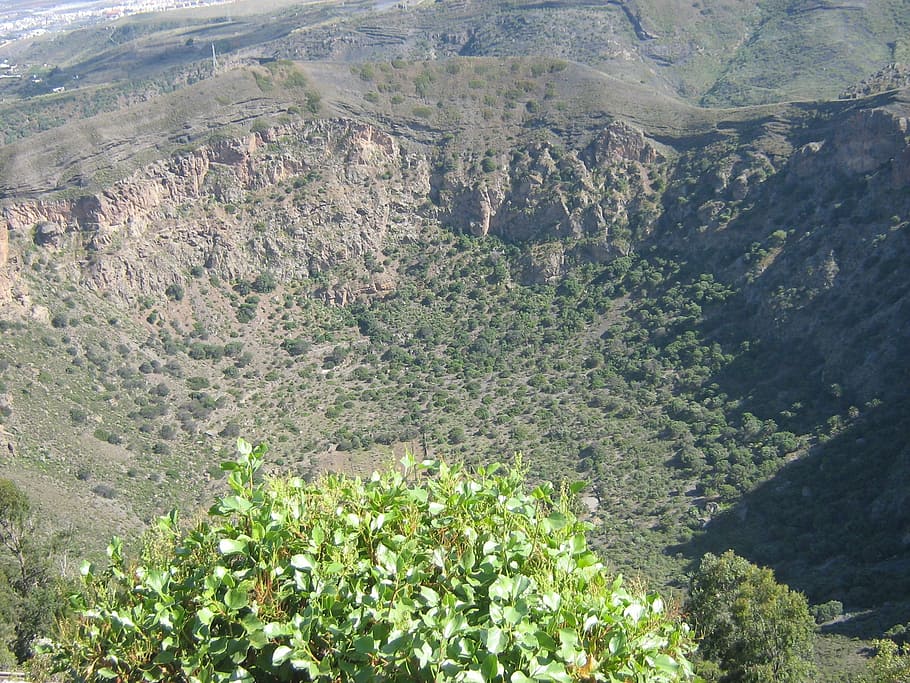 volcano, gran canaria, landscape, nature, mountain, summer HD wallpaper