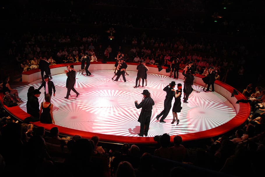 dance, tango, circus, crowd, stage - Performance Space, people HD wallpaper