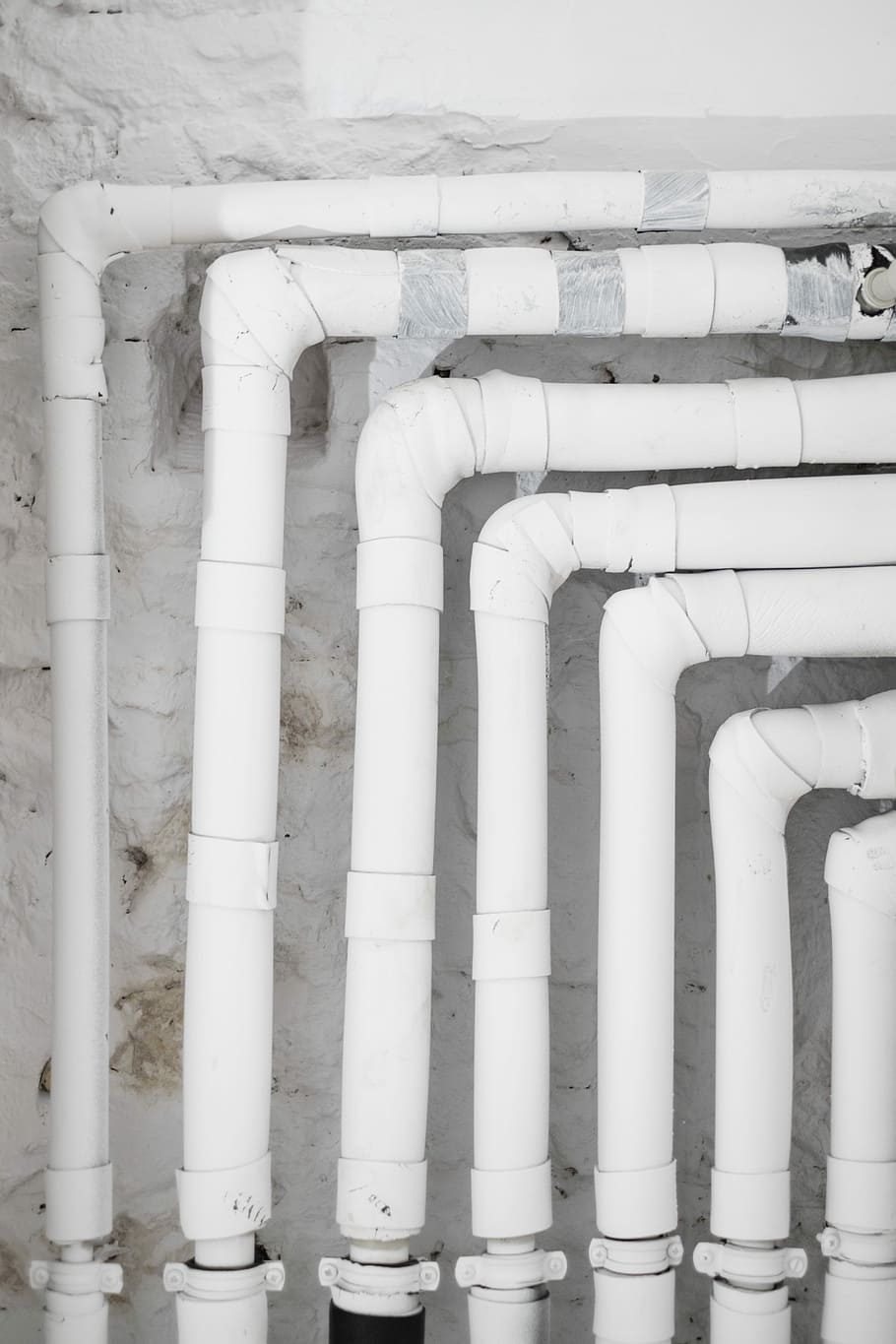 Hd Wallpaper White Pvc Pipes Seven White Pipelines Wall Tube Images, Photos, Reviews