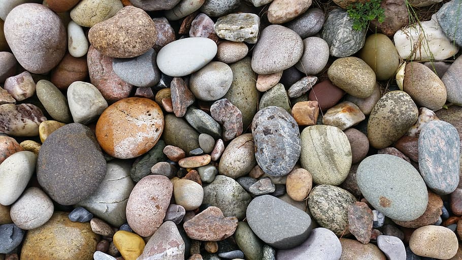 pebbles, beach, stone, vacation, natural, balance, coastline HD wallpaper