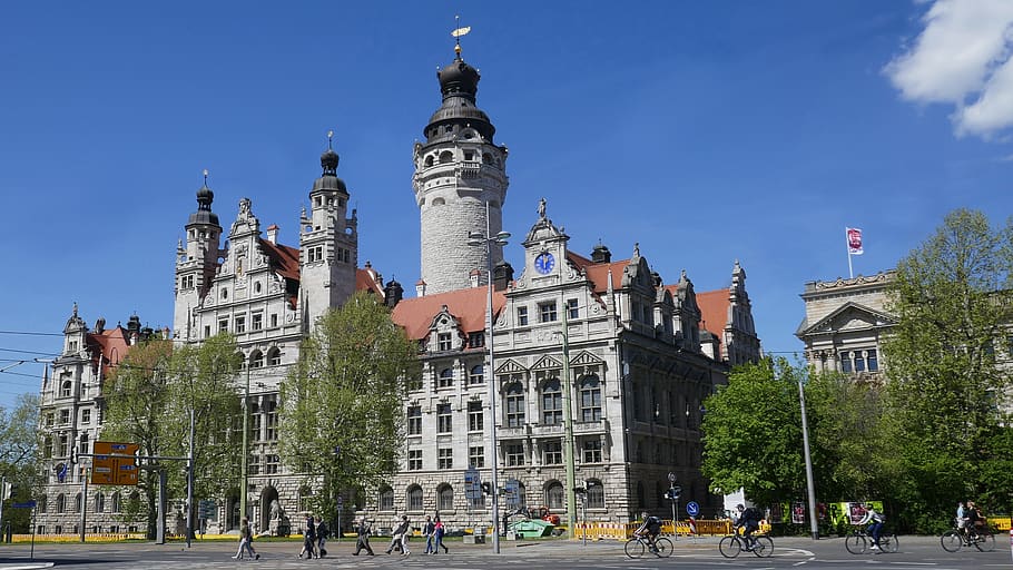 leipzig, places of interest, building, the centre of the city facades