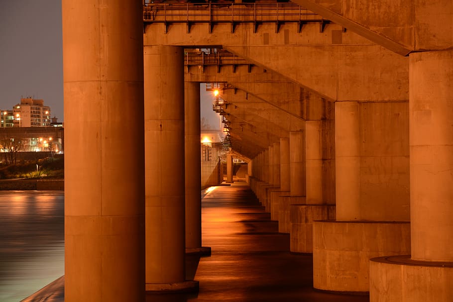 Bridge, Night View, Chapter, Impressions, chapter impressions HD wallpaper